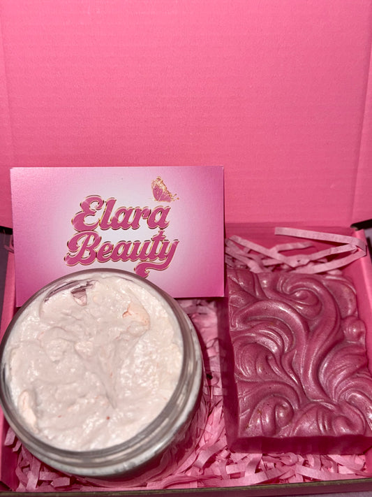 The Sweet Skin Set 🍭✨ Handmade candy floss scented Soap & Whipped Body Butter Set 🍬💗