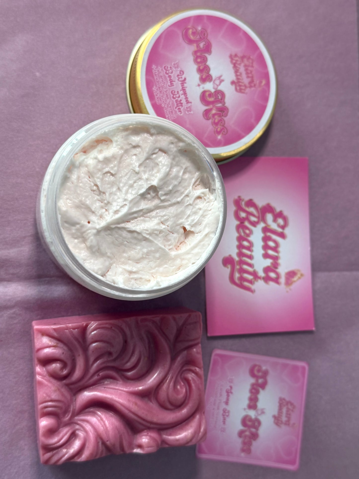 The Sweet Skin Set 🍭✨ Handmade candy floss scented Soap & Whipped Body Butter Set 🍬💗