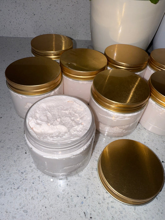 Handmade fluffy candy floss whipped body butter 150ml 🍬💗